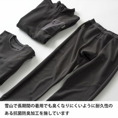 【finetrack ファイントラック men's ドラウトサーモロングスリーブ "カーボン"