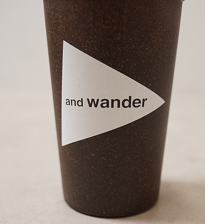 【and wander】アンドワンダー coffee tumbler "Black"