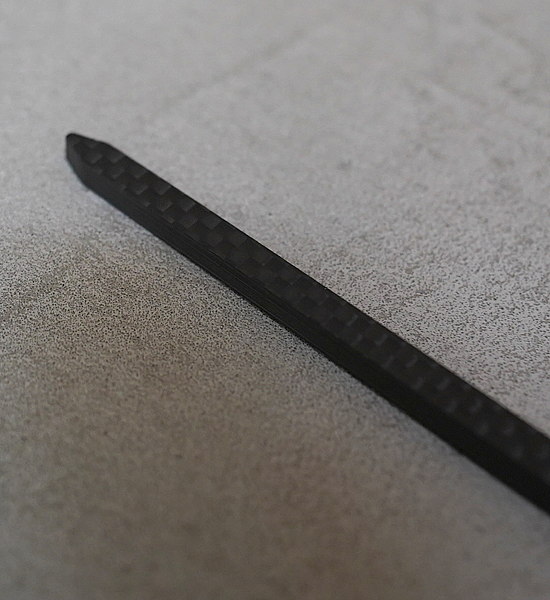 【DUTCHWARE】ダッチウエア Carbon Fiber Tent Stake "Black" ※ネコポス可