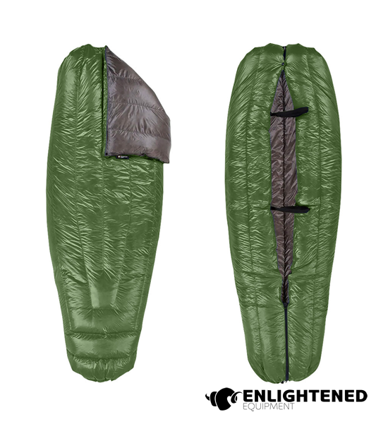 【ENLIGHTENED EQUIPMENT】エンライテンドイクイップメント Revelation Sleeping Quilt 850/40°F (5℃) ”3Color”