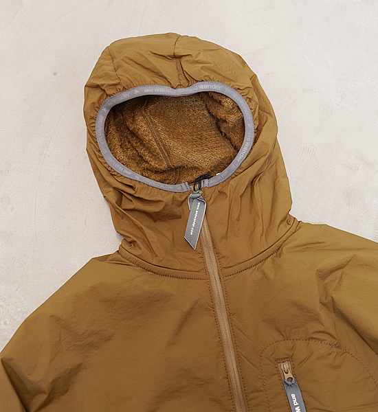 【and wander】アンドワンダー women's alpha direct hoodie "2Color"