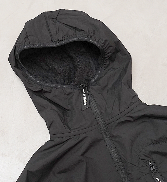 【and wander】アンドワンダー women's alpha direct hoodie "2Color"