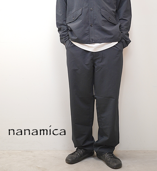 【nanamica】ナナミカ men's ALPHADRY Wide Easy Pants "Black"