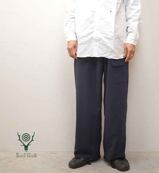 【South2 West8】サウスツーウエストエイト men's String Cuff Balloon Pant-Poly Tropical Cloth "2Color"