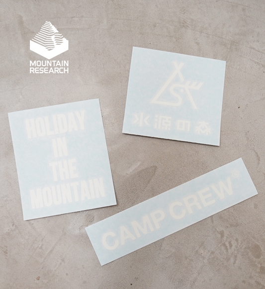 【Mountain Research】マウンテンリサーチ Sticker Set ”White” ※ネコポス可