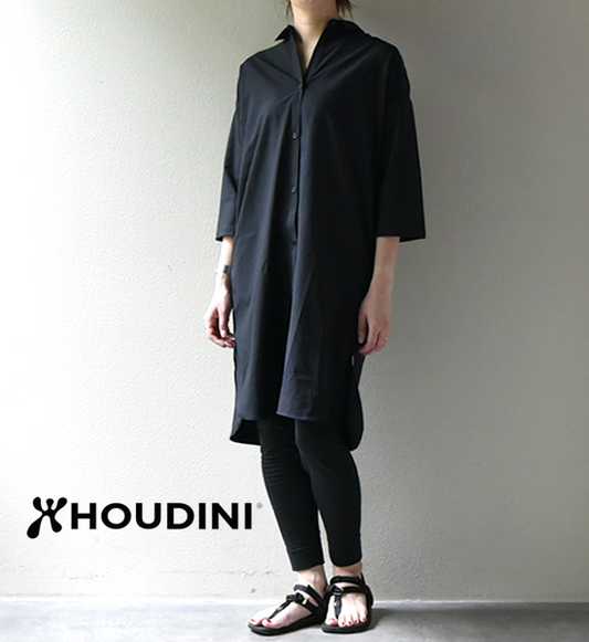 【HOUDINI】フーディニ women's Route Shirt Dress "2Color"