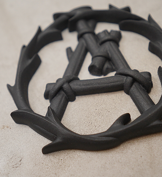 【Mountain Research】マウンテンリサーチ 3D Wreath Rubber "Black" ※ネコポス可