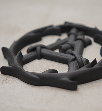 【Mountain Research】マウンテンリサーチ 3D Wreath Rubber "Black" ※ネコポス可