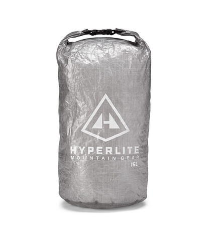 【Hyperlite Mountain Gear】Roll-Top Stuff Sacks 15L "Gray" ※ネコポス可