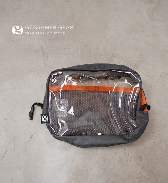 【Gossamer Gear】ゴッサマーギア Clear Toiletry Kit "Gray" ※ネコポス可