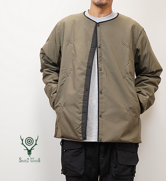 【South2 West8】サウスツーウエストエイト men's Filling Jacket-Poly Peach Taffeta "2Color"