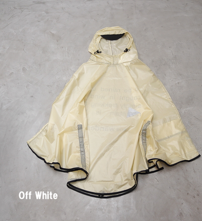 【and wander】アンドワンダー sil poncho "3Color"