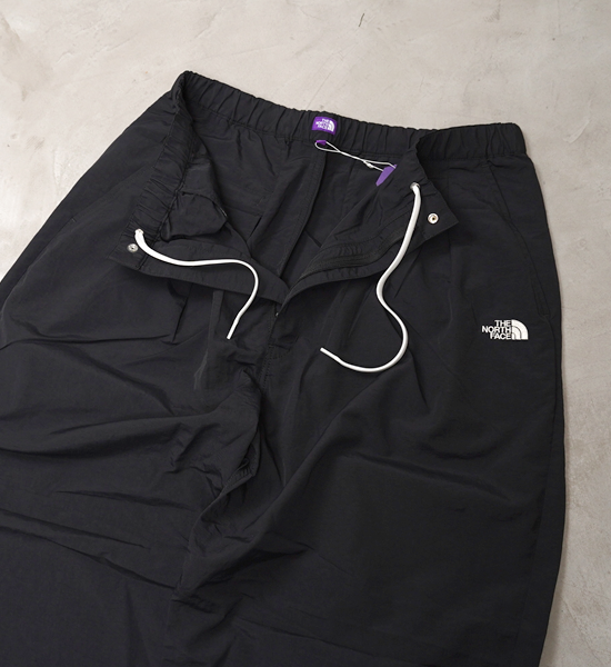 【THE NORTH FACE PURPLE LABEL】ノースフェイスパープルレーベル men's Nylon Tussah Field Pants "Black"