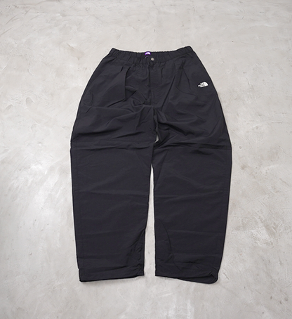 【THE NORTH FACE PURPLE LABEL】ノースフェイスパープルレーベル men's Nylon Tussah Field Pants "Black"