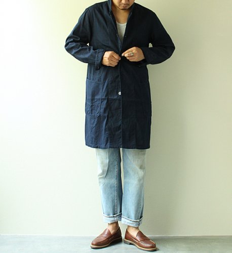 【A VONTADE】 アボンタージ Stand Collar Duster Coat Indigo