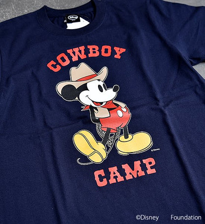 ★40%off【DISNEY/COWBOY CAMP MICKEY & DONALD】 【DISNEY/SAFARI CAMP MICKEY & DONALD】 T-shirt ※ネコポス可