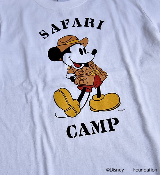 ★40%off【DISNEY/COWBOY CAMP MICKEY & DONALD】 【DISNEY/SAFARI CAMP MICKEY & DONALD】 T-shirt ※ネコポス可